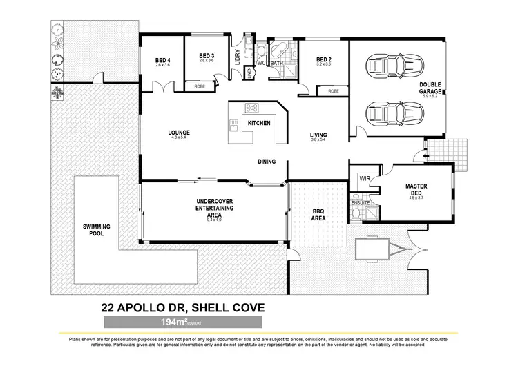 Floorplan of Homely house listing, 22 Apollo Drive, Shell Cove NSW 2529