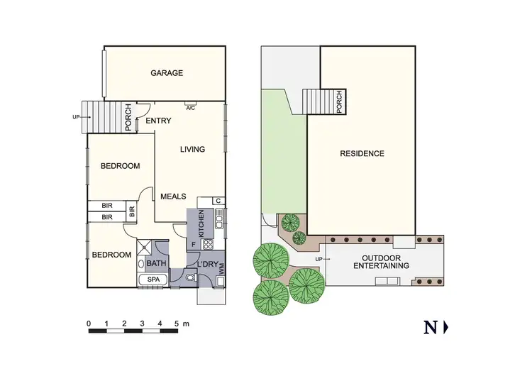 Floorplan of Homely unit listing, 1/3 Girdwood Road, Boronia VIC 3155