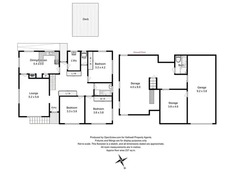 Floorplan of Homely house listing, 56 Torquay Road, East Devonport TAS 7310
