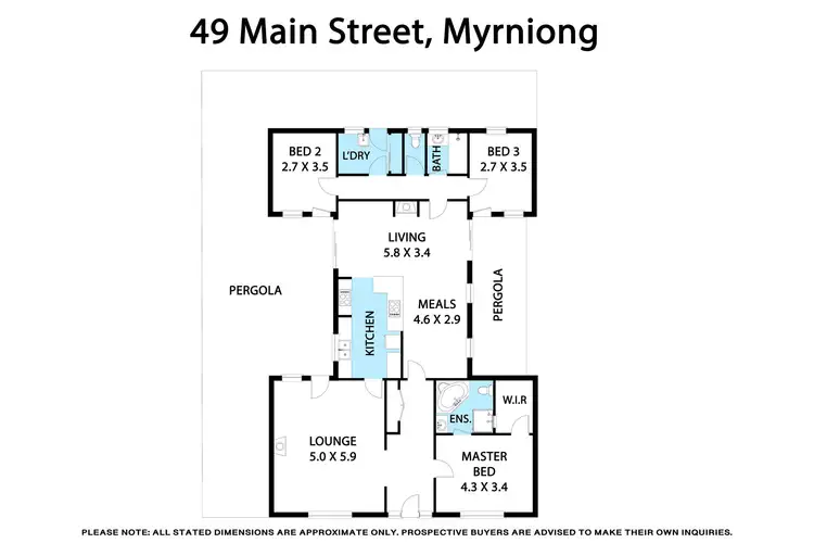 Floorplan of Homely house listing, 49 Main Street, Myrniong VIC 3341