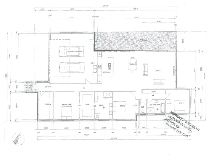 Floorplan of Homely house listing, 17 Fairway Crescent, Shearwater TAS 7307