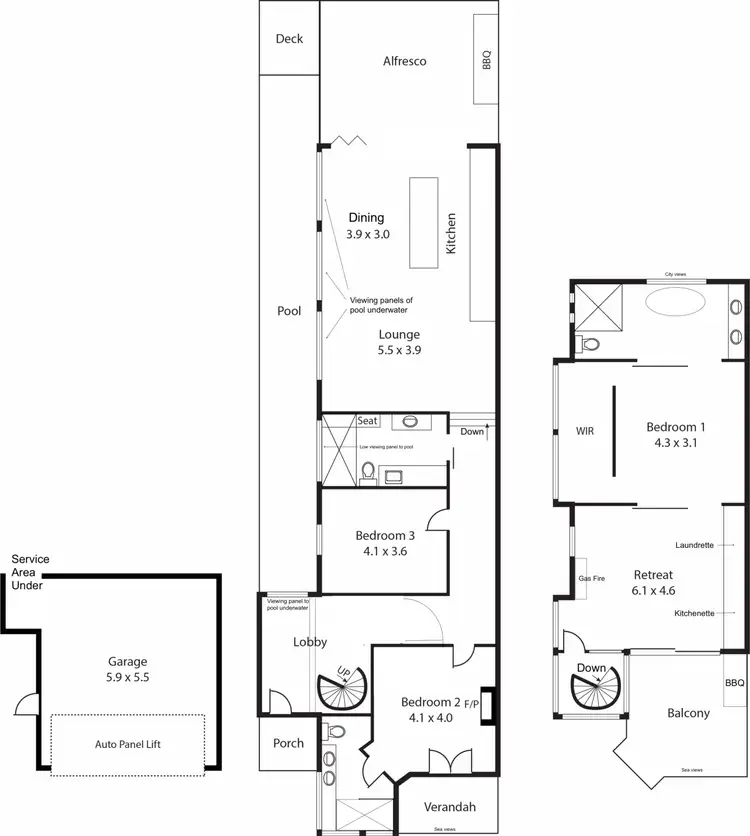 Floorplan of Homely house listing, 236 Seaview Road, Henley Beach South SA 5022