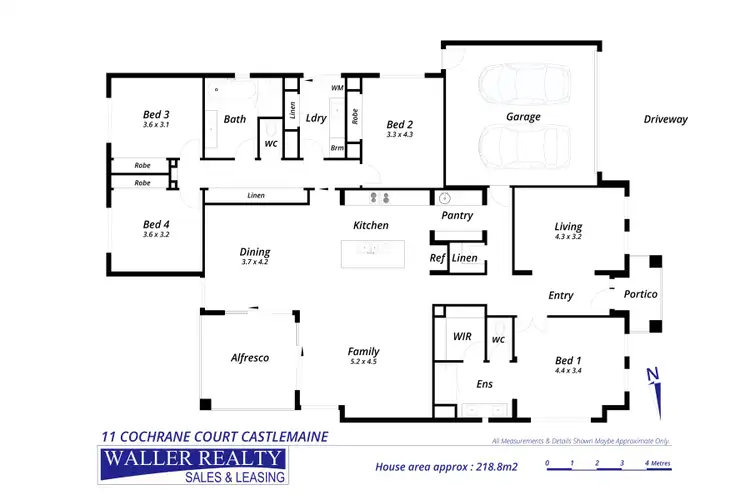 Floorplan of Homely house listing, 11 Cochrane Court, Castlemaine VIC 3450