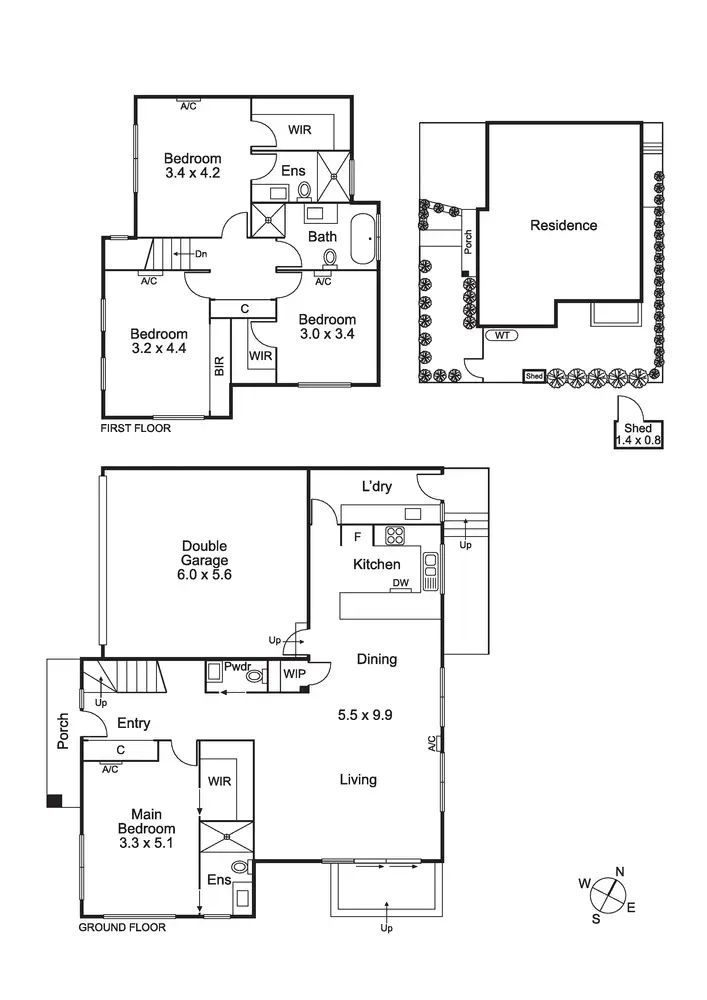 Floorplan of Homely house listing, 1 Phlox Street, Dromana VIC 3936