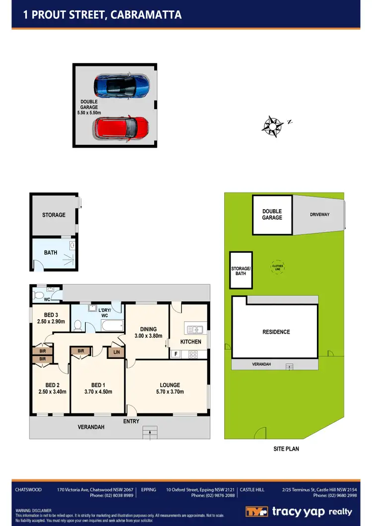 Floorplan of Homely house listing, 1 Prout Street, Cabramatta NSW 2166