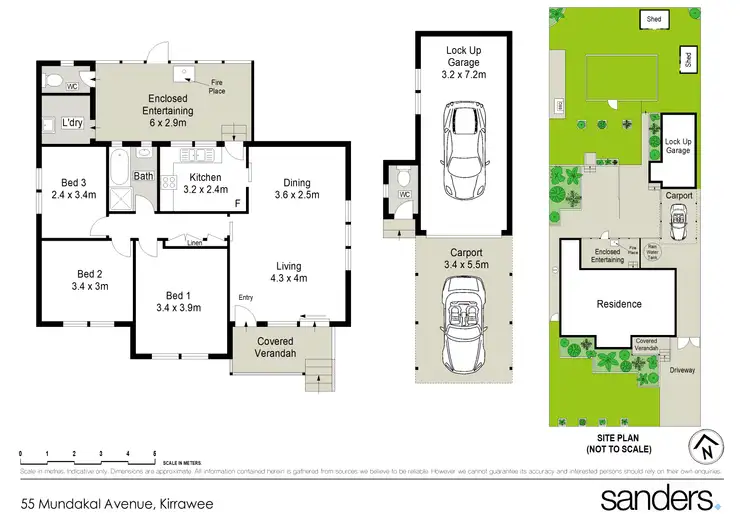 Floorplan of Homely house listing, 55 Mundakal Avenue, Kirrawee NSW 2232