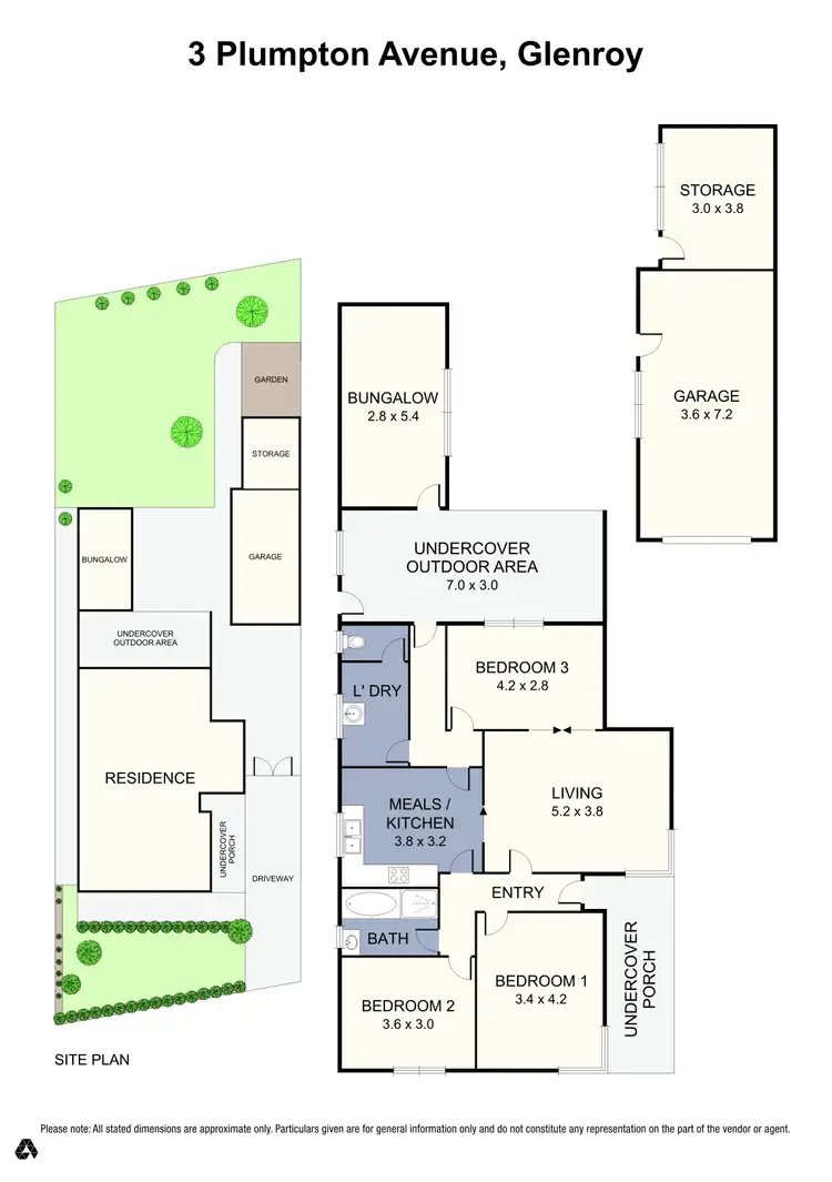 Floorplan of Homely house listing, 3 Plumpton Avenue, Glenroy VIC 3046