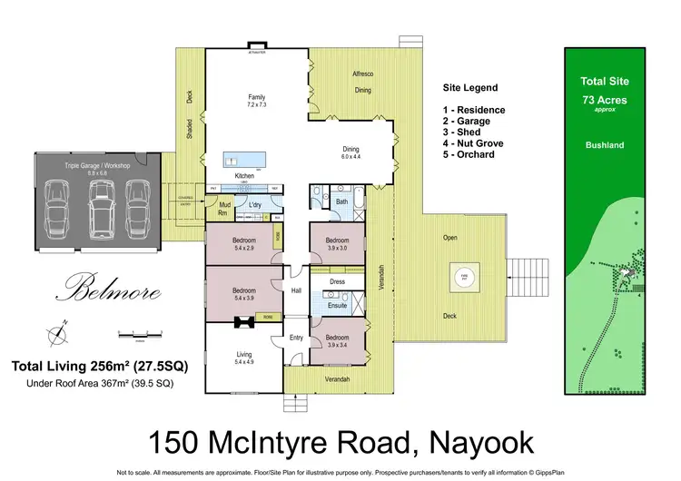 Floorplan of Homely rural property listing, 150 McIntyre Road, Nayook VIC 3832