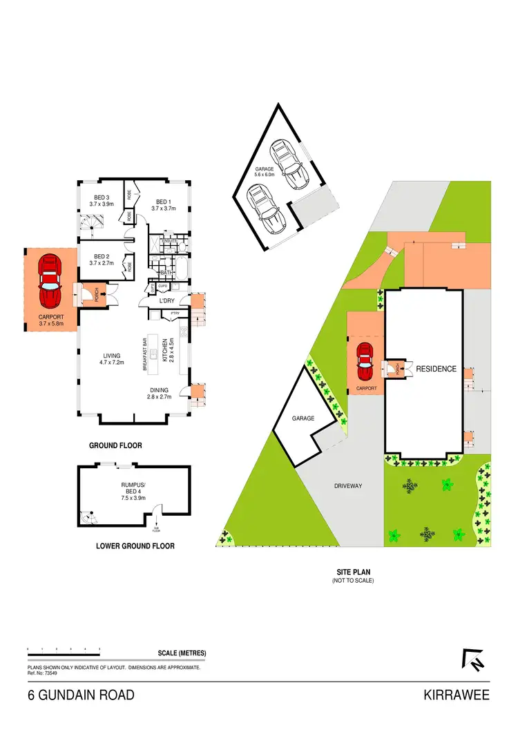 Floorplan of Homely house listing, 6 Gundain Road, Kirrawee NSW 2232