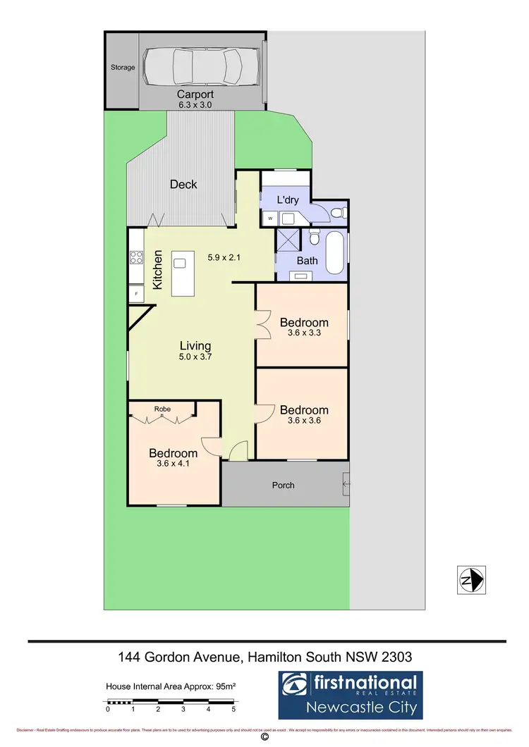 Floorplan of Homely house listing, 1/144 Gordon Avenue, Hamilton South NSW 2303