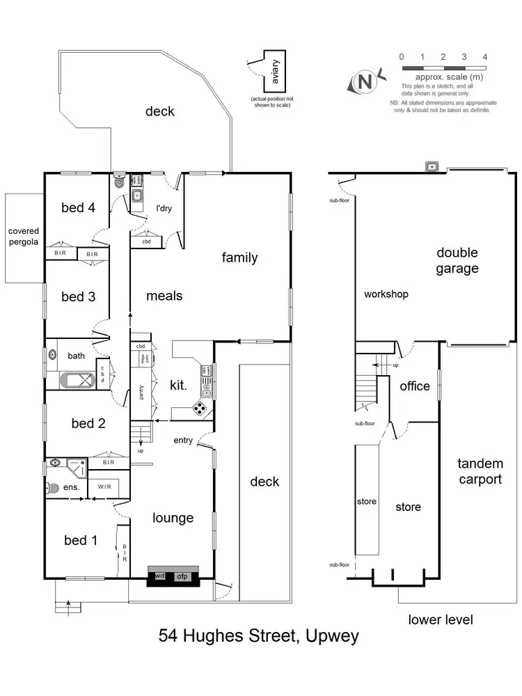 Floorplan of Homely house listing, 54 Hughes Street, Upwey VIC 3158