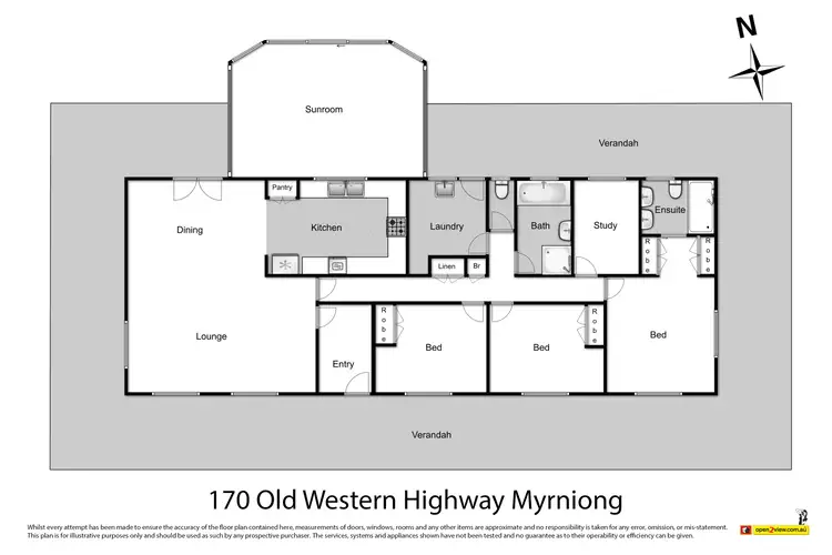 Floorplan of Homely house listing, 170 Old Western Highway, Myrniong VIC 3341