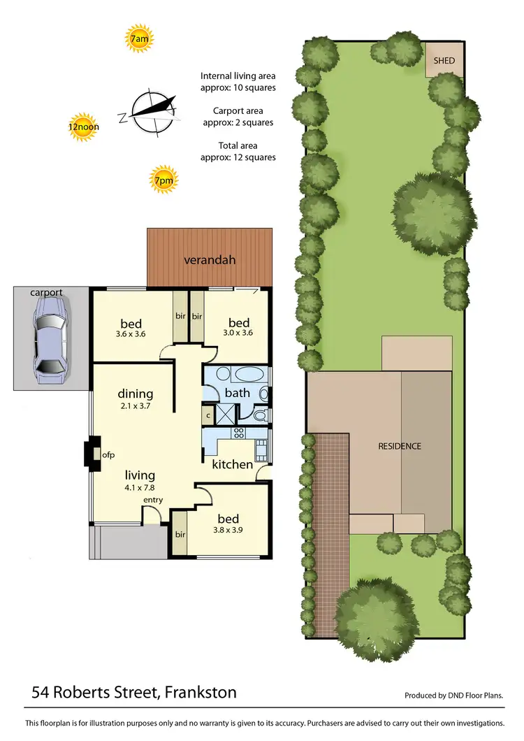 Floorplan of Homely house listing, 54 Roberts Street, Frankston VIC 3199