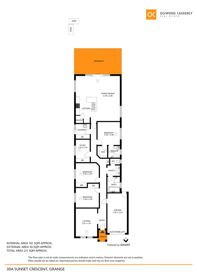 Floorplan of Homely house listing, 30A Sunset Crescent, Grange SA 5022