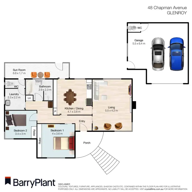 Floorplan of Homely house listing, 48 Chapman Avenue, Glenroy VIC 3046