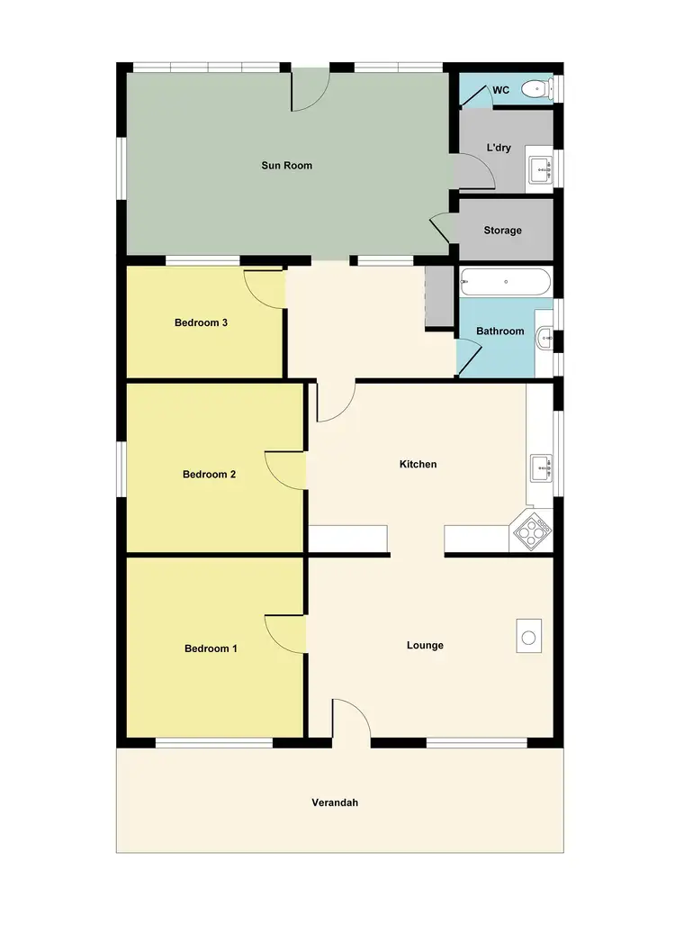 Floorplan of Homely house listing, 11 Commercial Street, Willaura VIC 3379