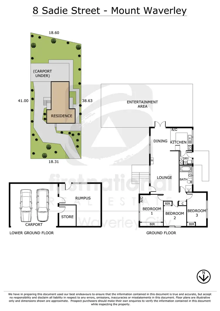 Floorplan of Homely house listing, 8 Sadie Street, Mount Waverley VIC 3149