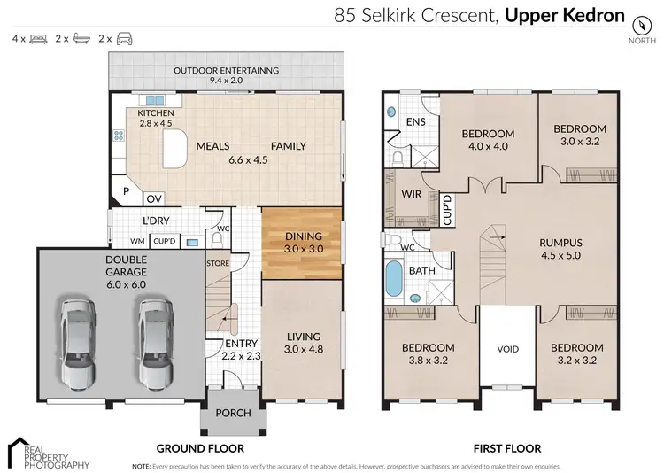 Floorplan of Homely house listing, 85 Selkirk Crescent, Upper Kedron QLD 4055