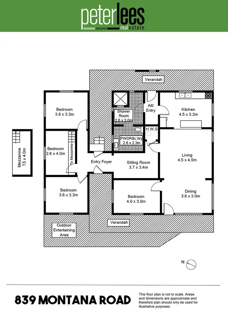 Floorplan of Homely house listing, 839 Montana Road, Montana TAS 7304