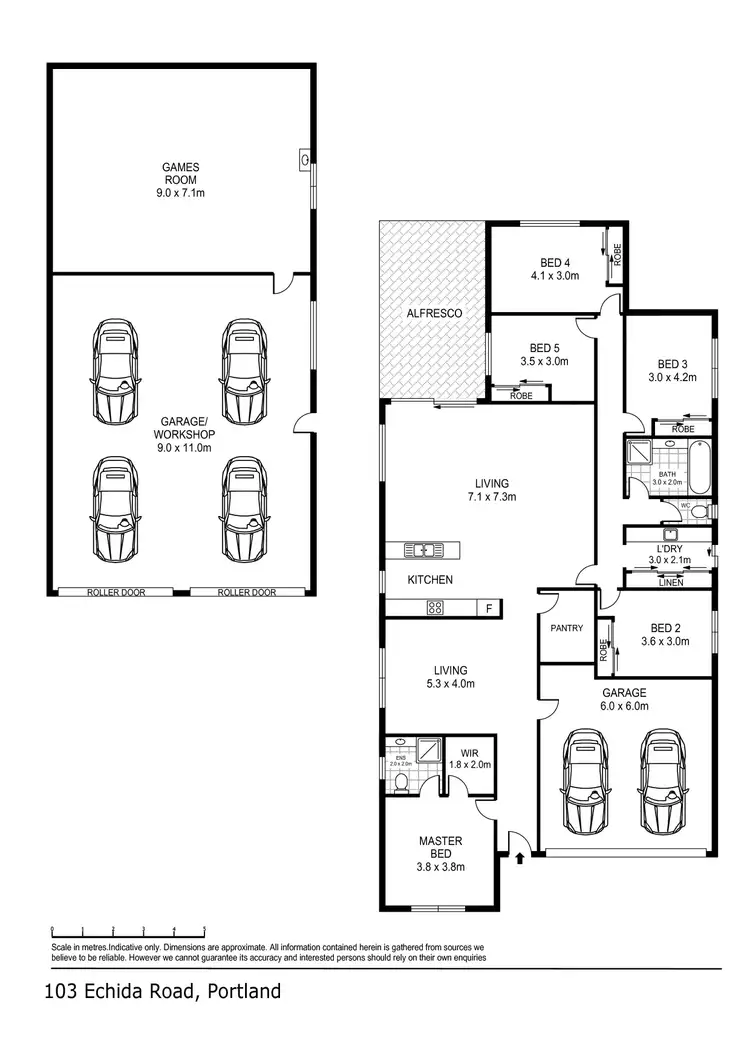 Floorplan of Homely house listing, 103 Echidna Road, Portland VIC 3305