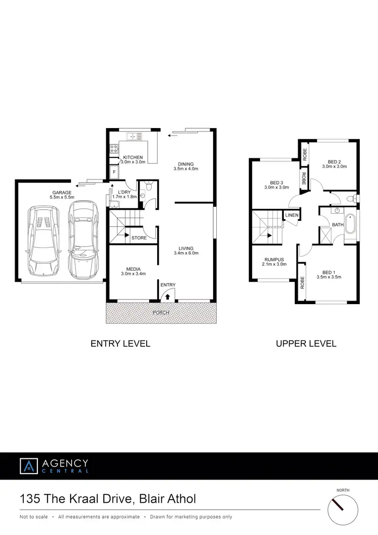 Floorplan of Homely house listing, 135 The Kraal Drive, Blair Athol NSW 2560