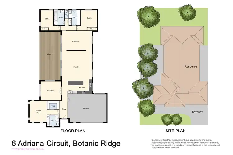 Floorplan of Homely house listing, 6 Adriana Circuit, Botanic Ridge VIC 3977