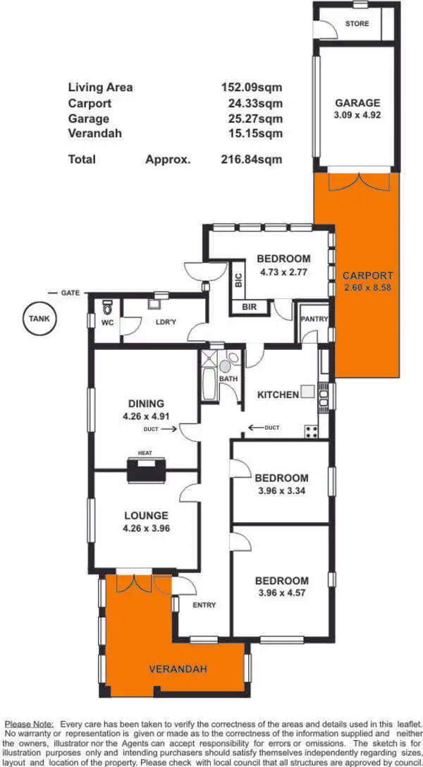Floorplan of Homely house listing, 3 Lynton Avenue, Millswood SA 5034