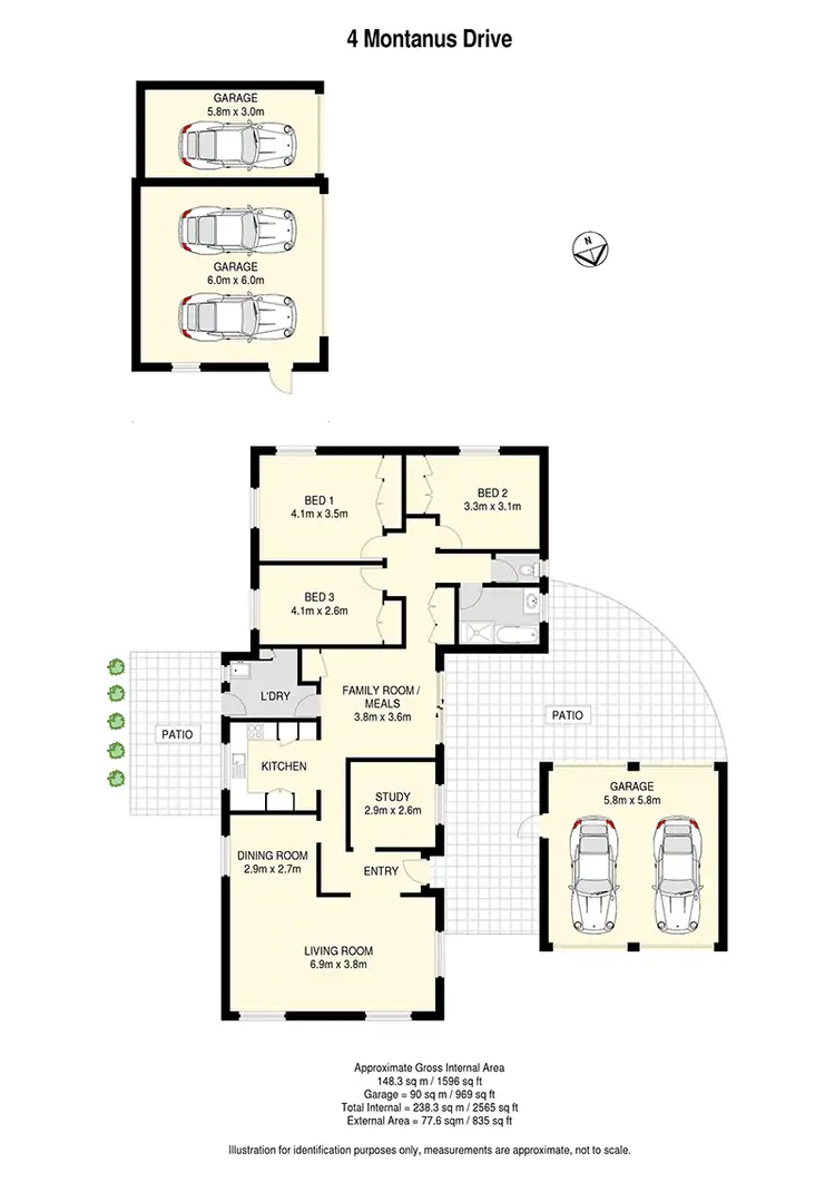 Floorplan of Homely house listing, 4 Montanus Drive, Bellbowrie QLD 4070