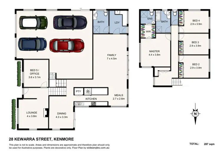Floorplan of Homely house listing, 28 Kewarra Street, Kenmore QLD 4069
