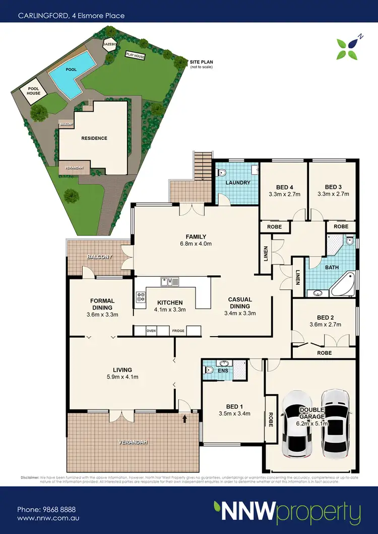 Floorplan of Homely house listing, 4 Elsmore Place, Carlingford NSW 2118