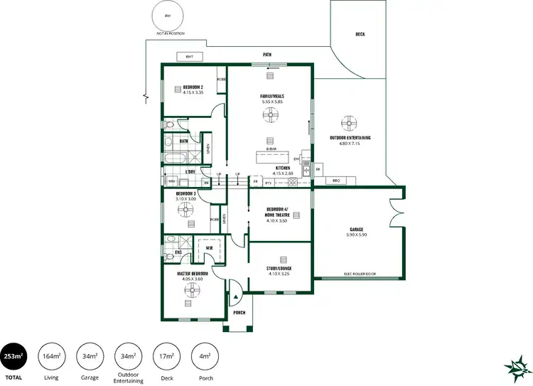 Floorplan of Homely house listing, 44 Megan Circuit, Nairne SA 5252