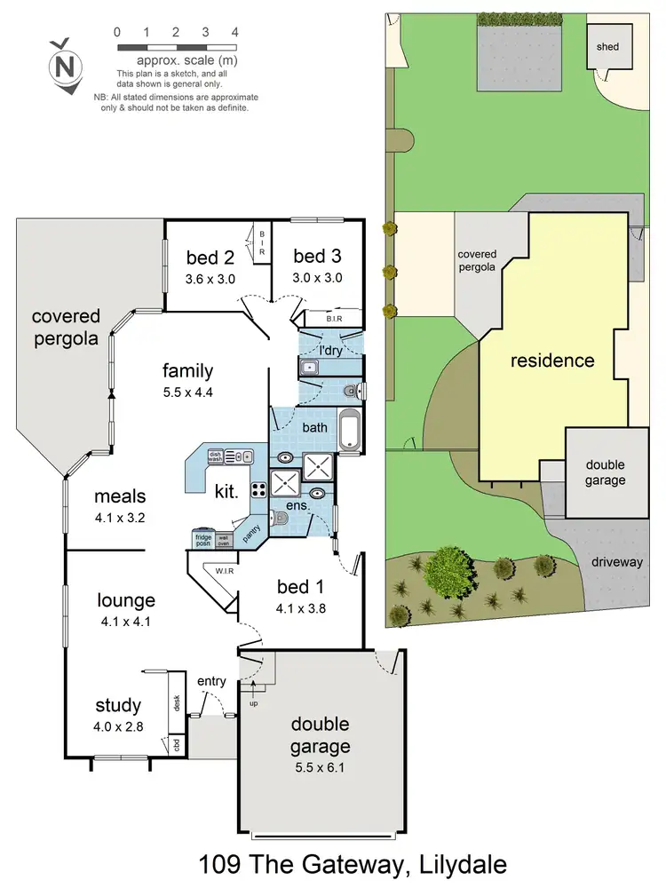 Floorplan of Homely house listing, 109 The Gateway, Lilydale VIC 3140
