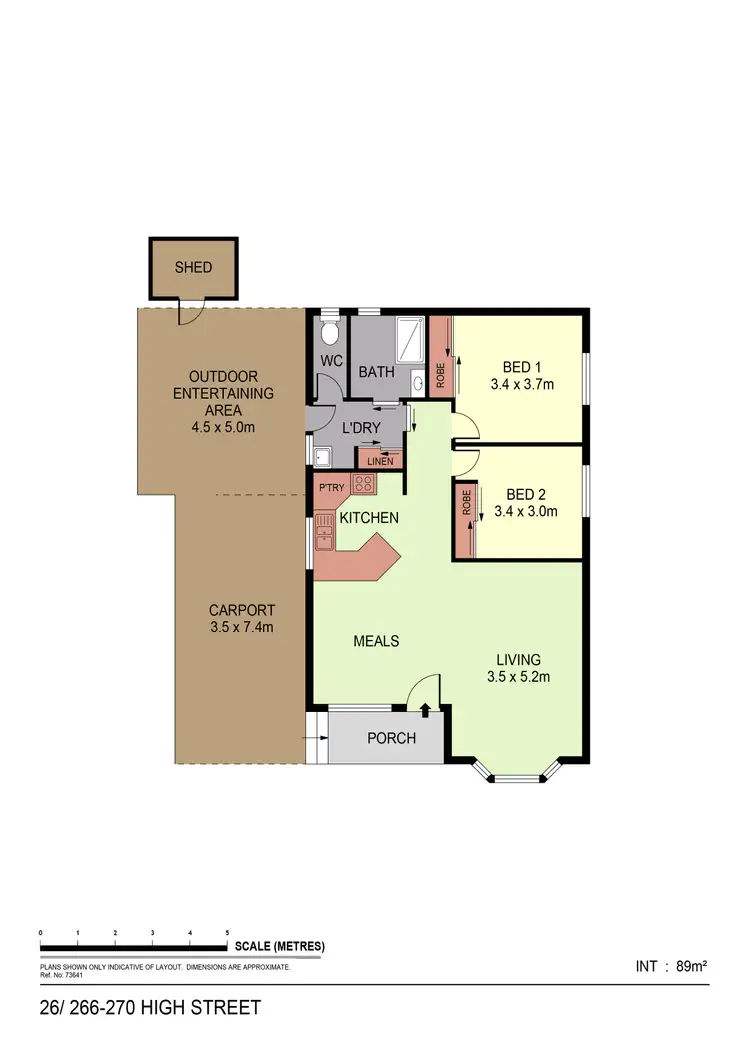 Floorplan of Homely unit listing, 26/266-270 High Street, Kangaroo Flat VIC 3555