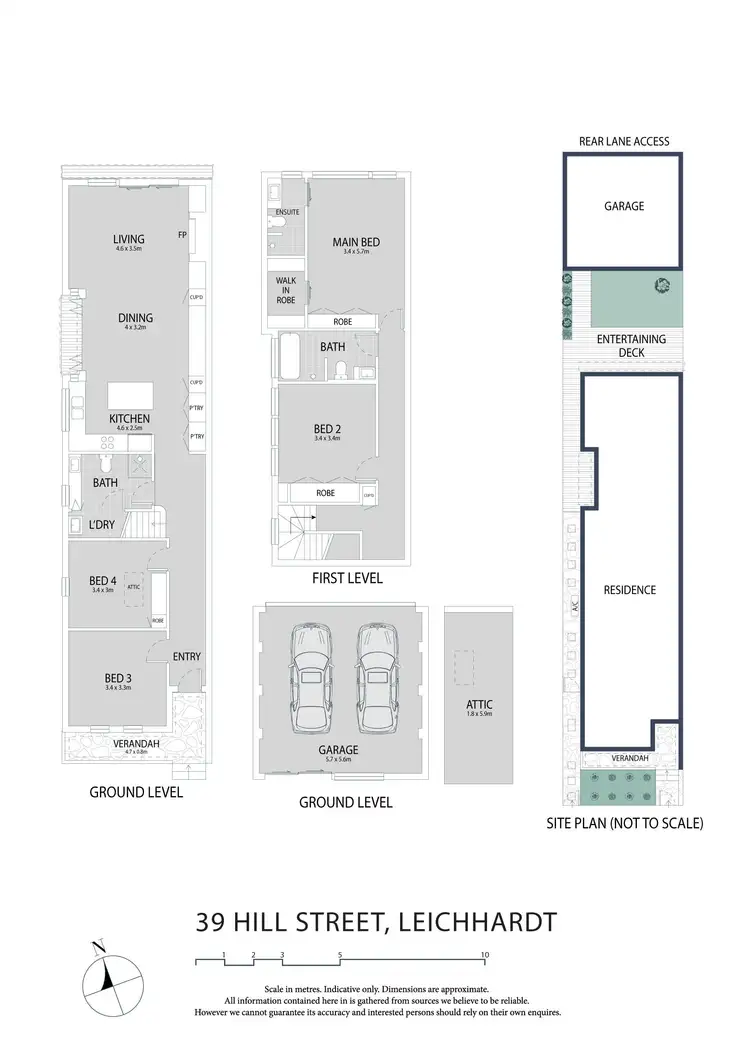 Floorplan of Homely house listing, 39 Hill Street, Leichhardt NSW 2040