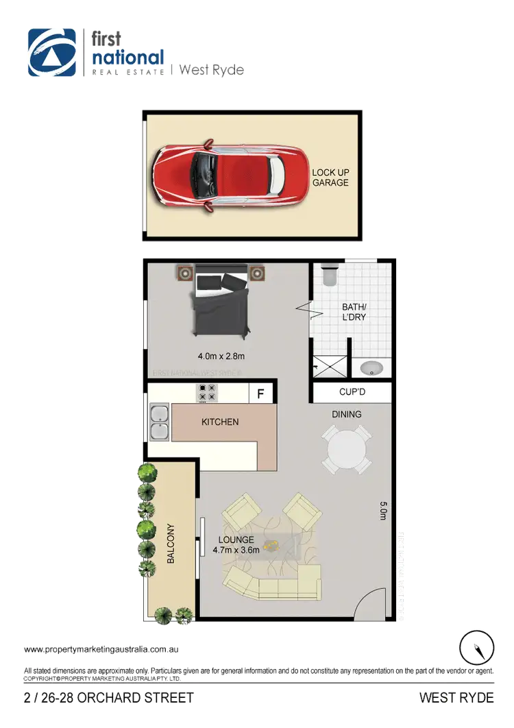 Floorplan of Homely apartment listing, 2/26-28 Orchard Street, West Ryde NSW 2114