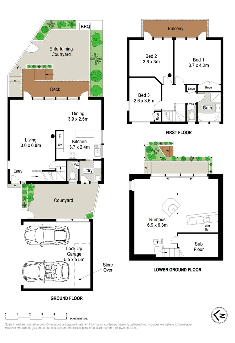 Floorplan of Homely townhouse listing, 46/26 Werona Avenue, Padstow NSW 2211