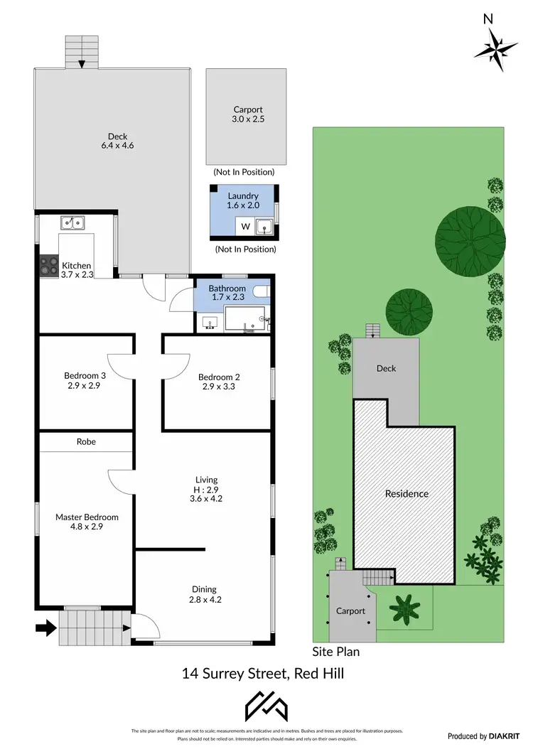 Floorplan of Homely house listing, 14 Surrey Street, Red Hill QLD 4059
