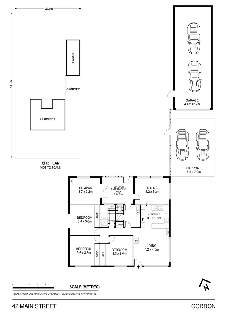 Floorplan of Homely house listing, 42 Main Street, Gordon VIC 3345