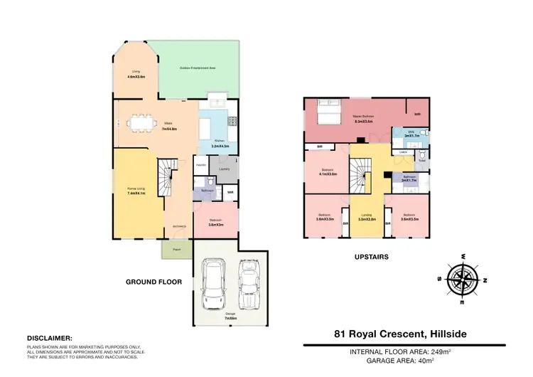 Floorplan of Homely house listing, 81 Royal Crescent, Hillside VIC 3037