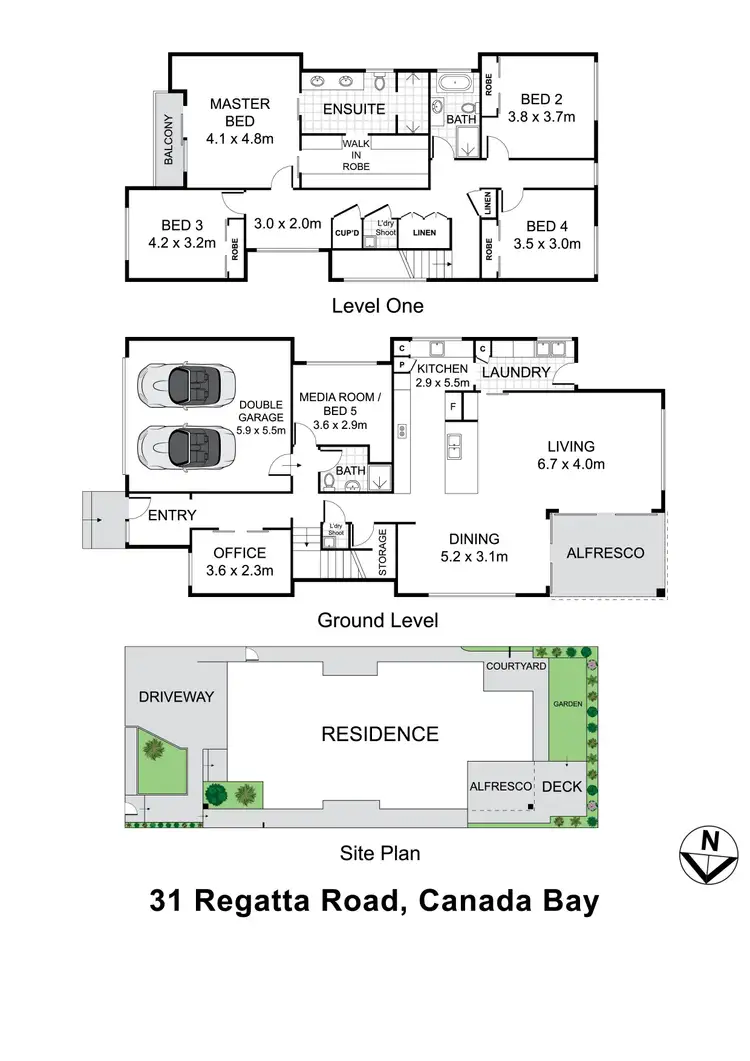 Floorplan of Homely house listing, 31 Regatta Road, Canada Bay NSW 2046
