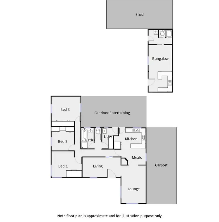 Floorplan of Homely house listing, 346 Deakin Avenue, Mildura VIC 3500