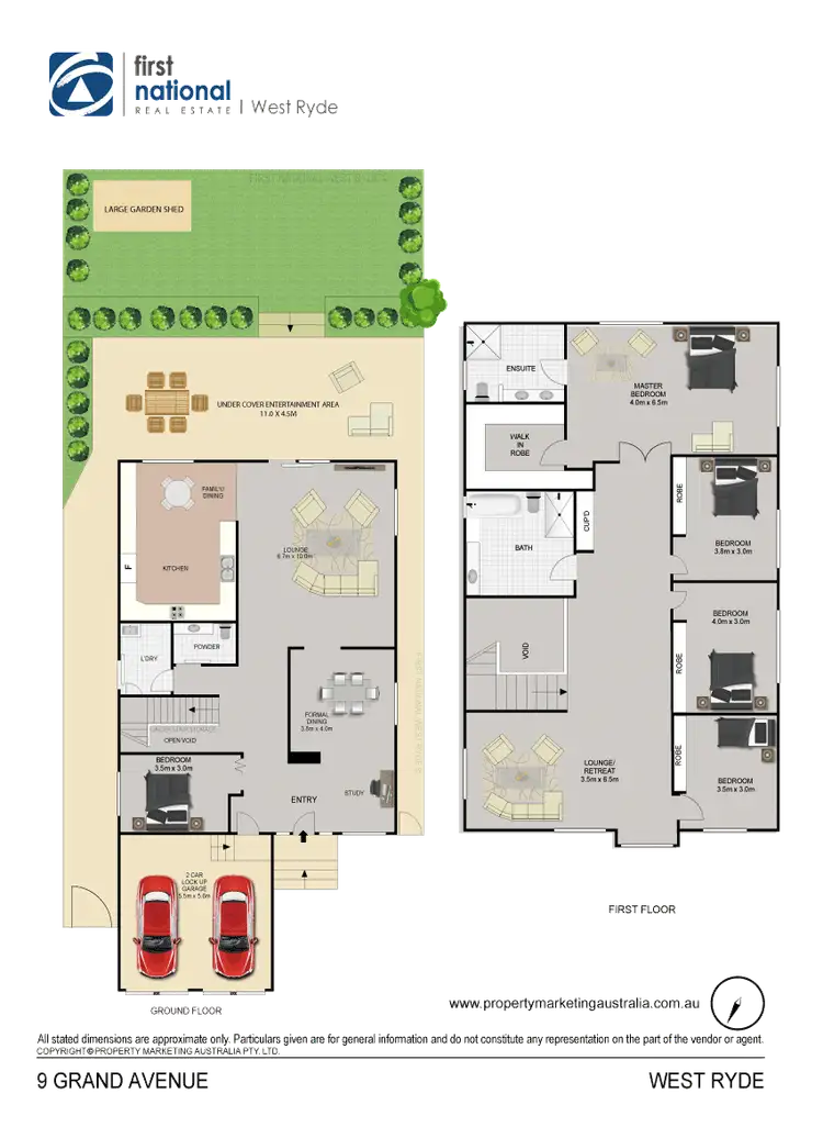 Floorplan of Homely house listing, 9 Grand Avenue, West Ryde NSW 2114