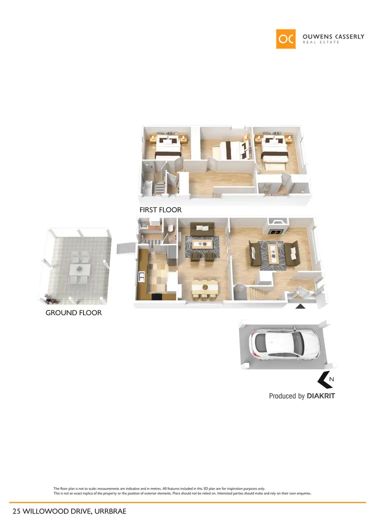 Floorplan of Homely house listing, 25 Willowood Drive, Urrbrae SA 5064