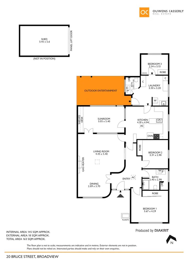 Floorplan of Homely house listing, 20 Bruce Street, Broadview SA 5083