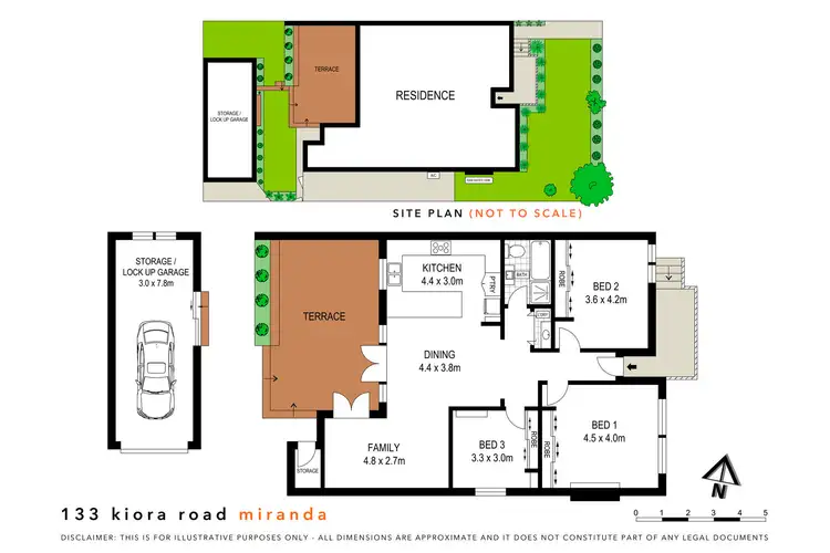 Floorplan of Homely house listing, 133 Kiora Road, Miranda NSW 2228