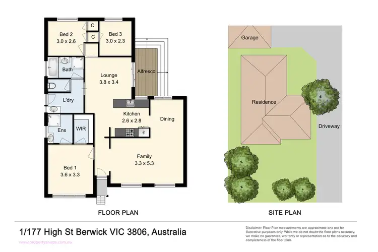 Floorplan of Homely unit listing, 1/177 High Street, Berwick VIC 3806