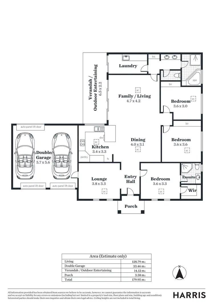 Floorplan of Homely house listing, 43 O'Neil Street, Panorama SA 5041