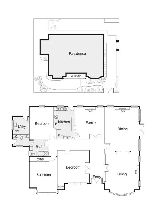 Floorplan of Homely house listing, 13 Byrne Avenue, Elwood VIC 3184