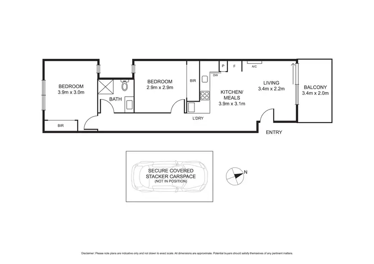 Floorplan of Homely apartment listing, 5/16A Leonard Crescent, Ascot Vale VIC 3032