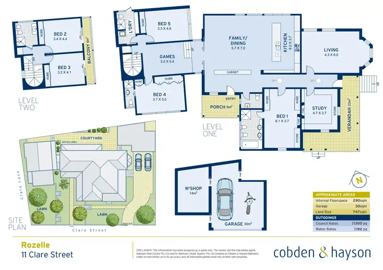 Floorplan of Homely house listing, 11 Clare Street, Rozelle NSW 2039